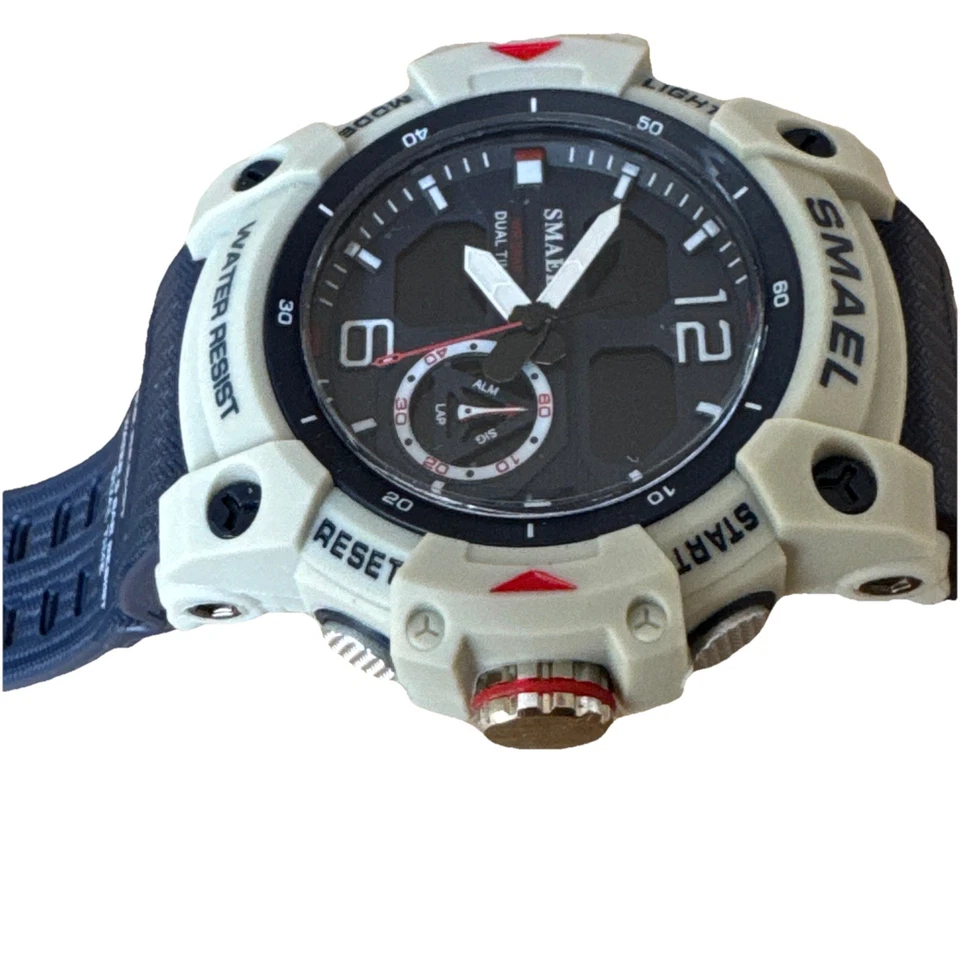 SMAEL Hombre Militar Reloj Deportivo Moda Reloj Pulsera LED Digital Cuarzo Relojes Foto 3 de 4