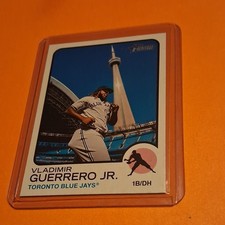Topps 2022 Heritage Base Set #269 Vladimir Guerrero Jr. Toronto Blue Jays SP