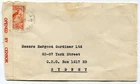 New Guinea 1940 2d SG 179 used Kavieng to Australia: CENSORED [12]