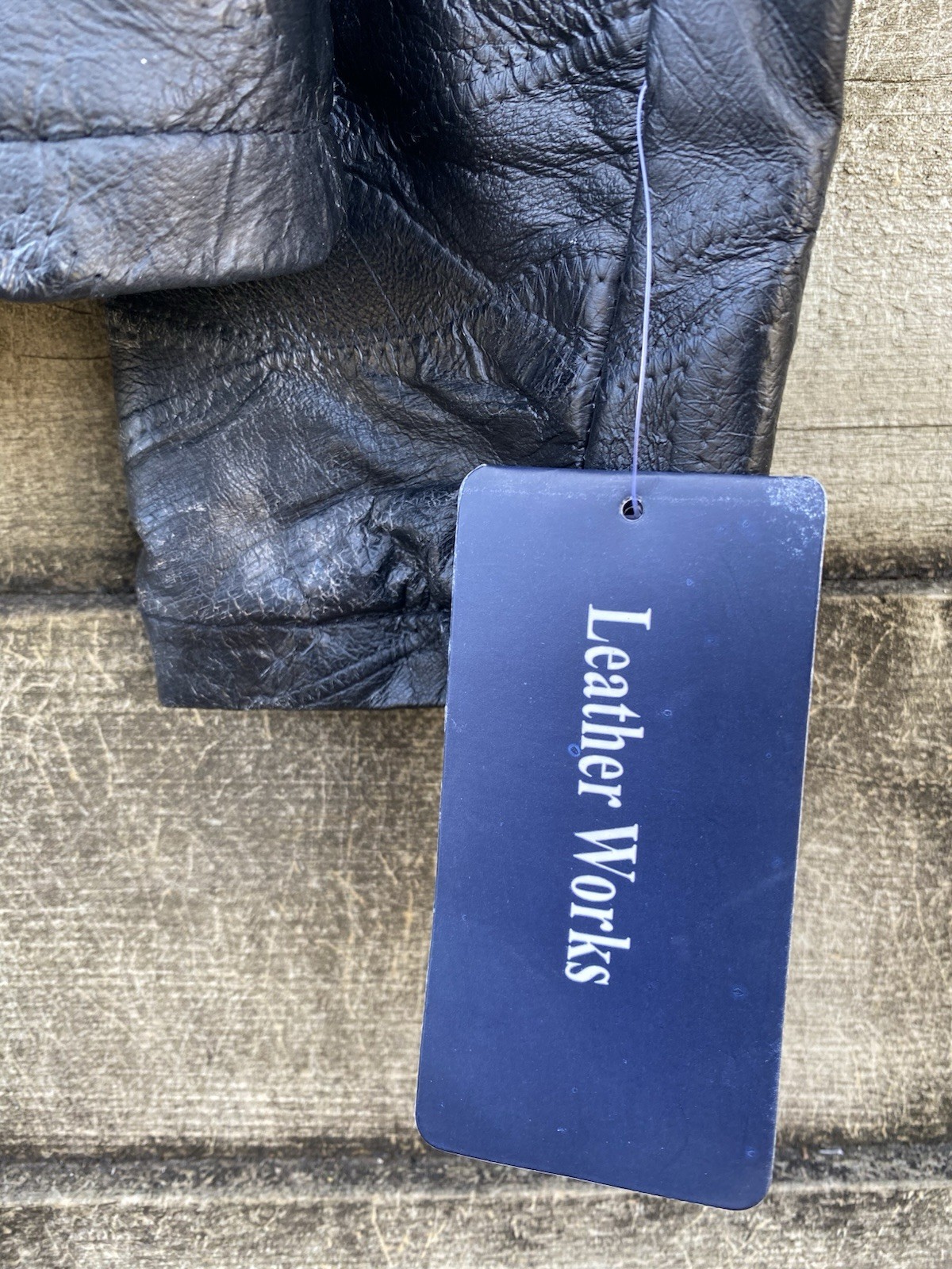 Leather Works Genuine Jacket Patchwork Motorcycle… - image 10