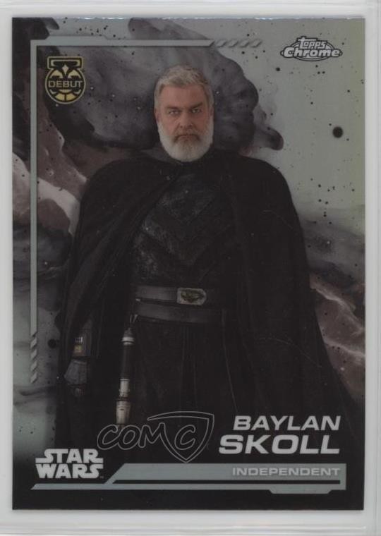 2024 Topps Chrome Star Wars Rainbow Refractor Baylan Skoll #5 0z0m