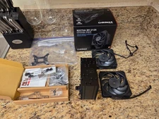 NOCTUA NH-U12A chromax.black 120mm Single-Tower CPU Cooler (Dual Black Fans)