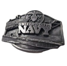 Vintage 1987 US Navy Military Commemorative Siskiyou Pewter Belt Buckle Aircraft