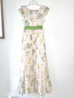 Vintage Ruth Of Carolina By Ruth Originals Sleeveless Floral Maxi Dress Girls 10 — photo 4
