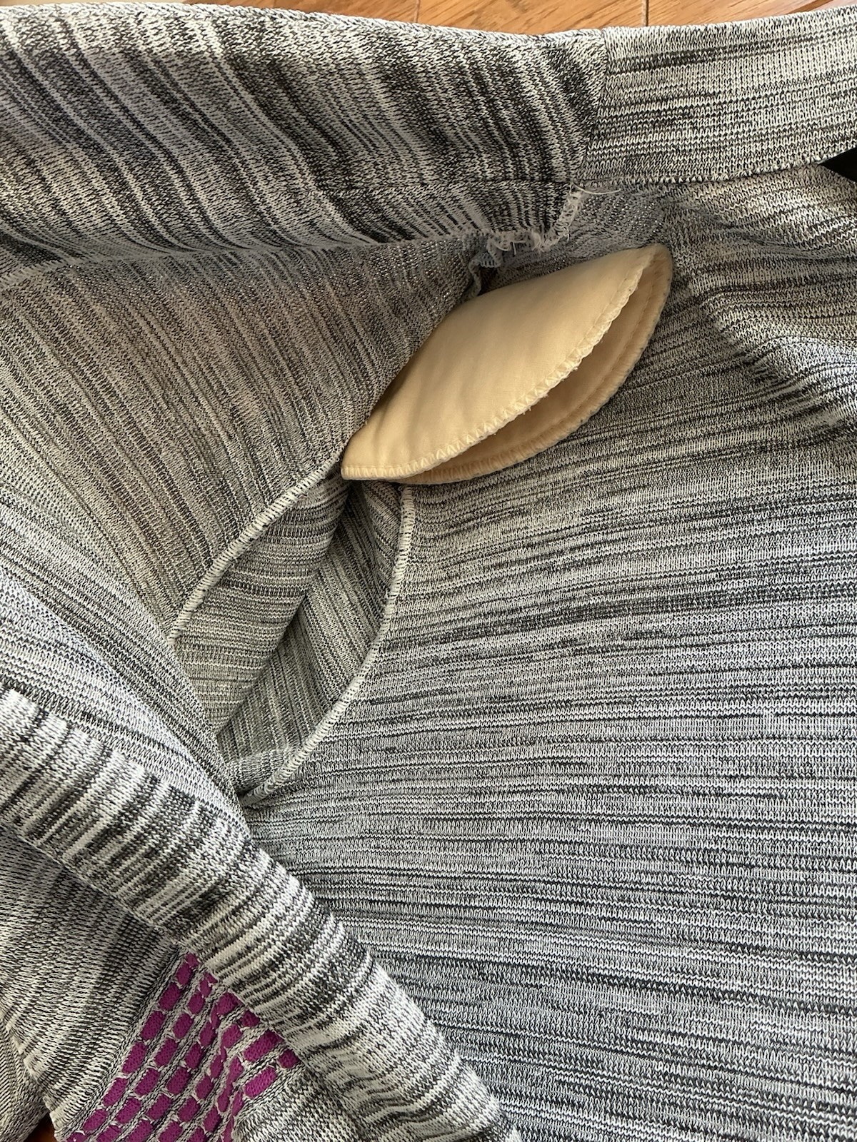 Ming Wang Gray and Purple Patterned Cardigan Swea… - image 10