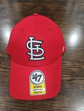 '47 MVP YOUTH Adjustable Hat MLB St Louis Cardinals Baseball Cap Red NWT