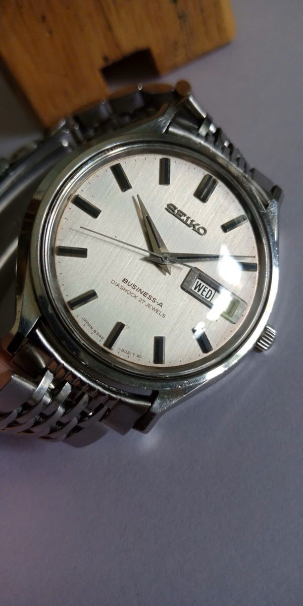 Vintage 1969s Seiko Business 27jewels 8346-8000,automatic Classic