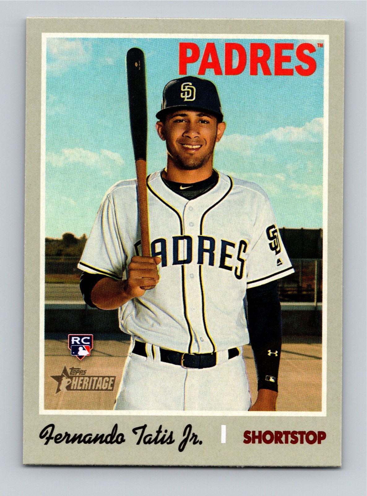Fernando Tatis Jr. 2019 Topps Heritage Rookie #517 RC NM D