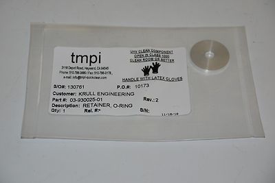 NEW BRUKER AGILENT VARIAN RETAINER O-RING 03-930025-01 393002501