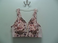 NWOT Comfort Choice Wireless Back Hook Multicolor Bra Size 38DDD