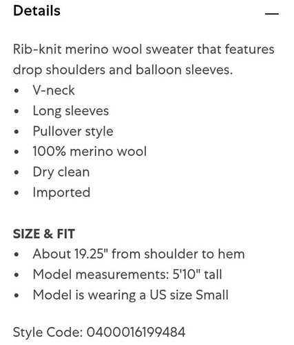 Iro Jaya Merino Wool Sweater Size S - Picture 15 of 18