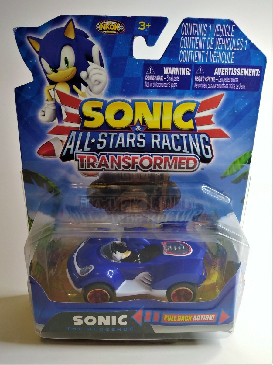 2013 Sonic All-Stars Racing Transformed SONIC Pull Back Action Car