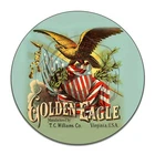 Vintage Design Sign Metal Decor Gas and Oil Sign - Golden Eagle TC Williams Co.