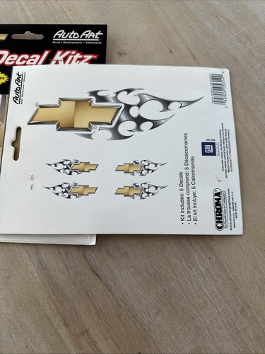 Chevrolet Bowtie with Flame Decal 5 Piece - Picture 3 of 4