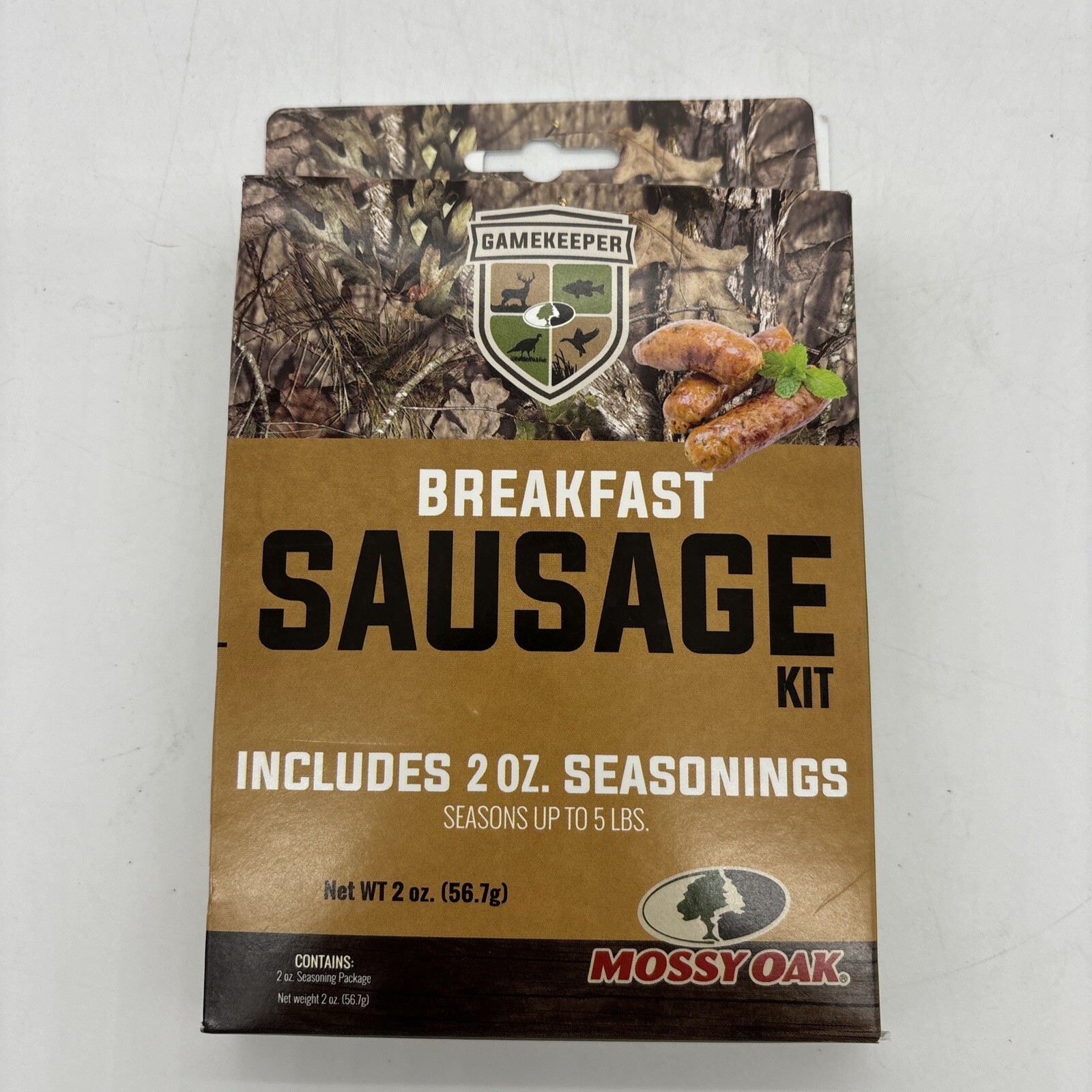 2 Mossy Oak Gamekeepers Breakfast Sausage Seasoning Kit Seasons up to