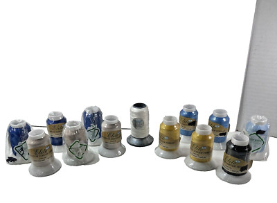 VTG NEW OLD STOCK 13X Yli Elite /J&P COATS Premium Serger Thread Spools