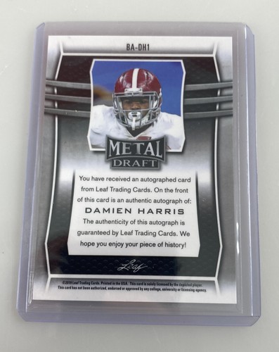 Leaf Metal Draft 2019 onda prismática #BADH1 Damien Harris - Imagen 3 de 3