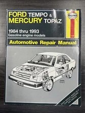 Haynes Repair Manual 36078 ( 1418 ) 1984 - 1994 Ford Tempo Mercury Topaz