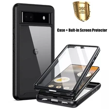 For Google Pixel 6a/7a/8a/9 Pro/9 Pro XL Case Screen Protector Shockproof Cover