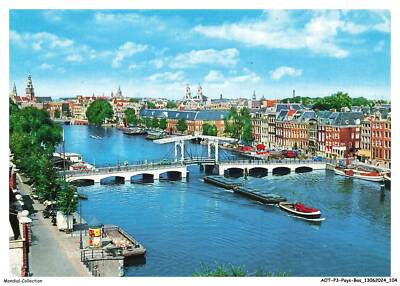 AOTP3-0218-NIEDERLANDE - AMSTERDAM - Dünne Brücke über die Amstel