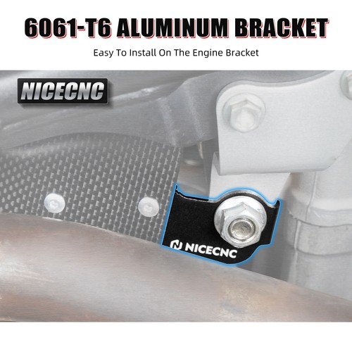NICECNC Carburetor Heat Shield Cover Protector For Honda TRX450R 2006-2009 Black - Picture 3 of 10