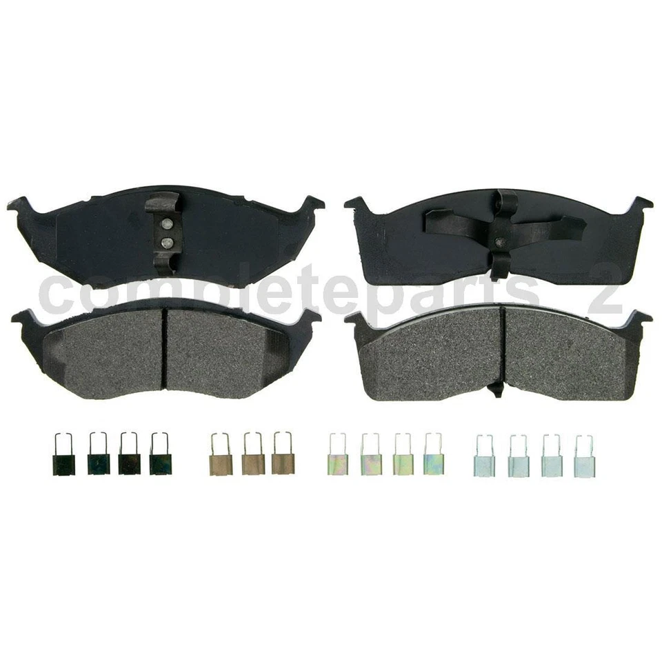 Juego de 2 pastillas de freno delanteras traseras para Dodge Intrepid 3,5 L 2,7 L 3,2 L Chrysler 300M 3,5 L Foto 2 de 4