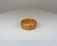 Bamboo Wood Ring Solid Wood Men's or Women's Handmade Stunning