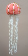 Needle Felted Wool Floating Jellyfish Handmade By Michelle Andrews Folk Art 7.5"