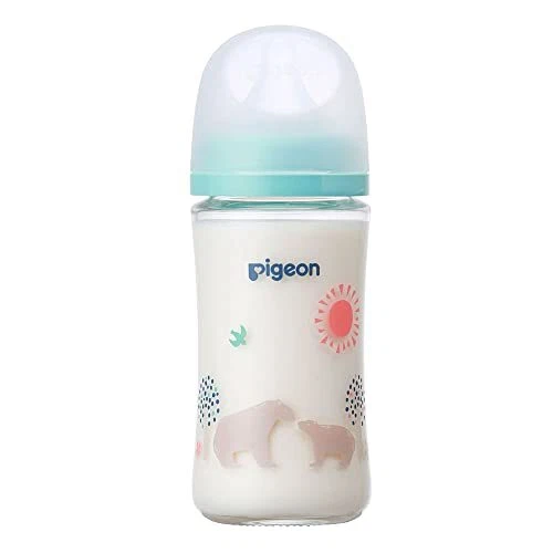Pigeon Breastmilk Feeling Baby Bottle Bear 240ml 3 months and up Heat-resistant - image 2 of 4