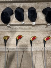 Vintage Set- -Ping Eye 2 -5 Wood Ping Karsten Driver - Steel Shafts