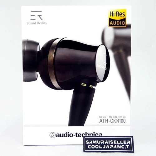 audio technica ATH-CKR100 Sound Reality In-Ear Headphones Hi-Res from Japan NEW