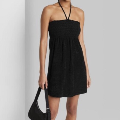 strapless and backless dress Satin Fit and Flare Backless Dress main image 0