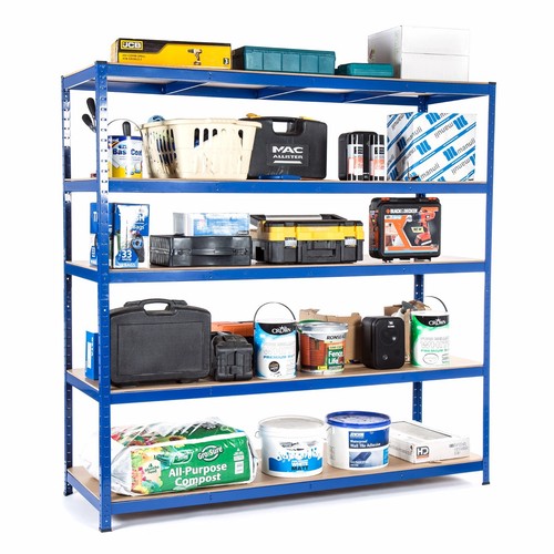 5 X Heavy Duty Garage Racking Shelving Unit | 200KG UDL 1800mm x 1800mm x 600mm - Picture 2 of 2