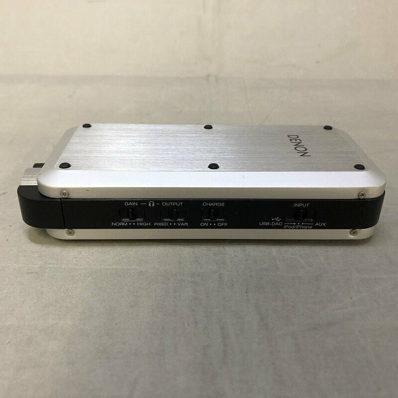 Denon DA-10 Portable Headphone Amplifier Silver Good | eBay