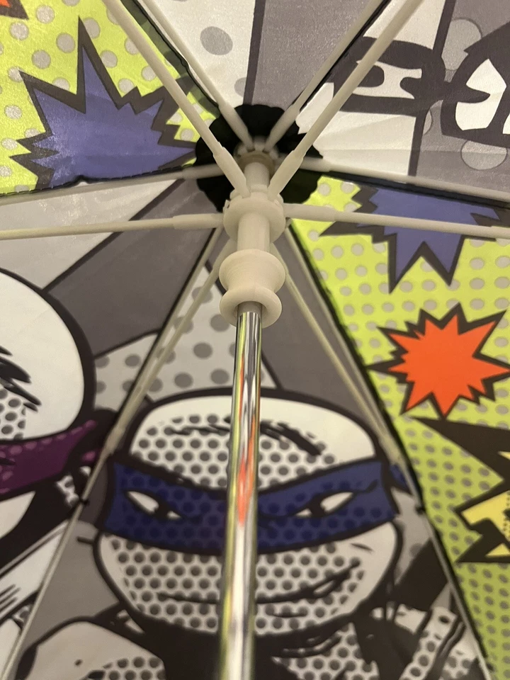 HTF Teenage Mutant Ninja Turtles 22” Kids Umbrella Nickelodeon 2016 Fantasia NWT - Image 2 of 4