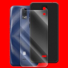 Ultra-Thin Tempered Glass Screen Protector Film TPU Case f Blu View 3 B140DL USA