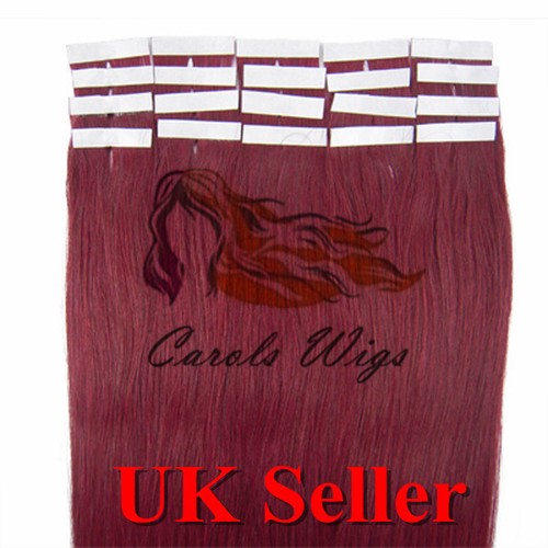 8A* Best Quality 14''-24" Invisible Tape-In Remy Human Hair Extensions UK - Picture 37 of 82