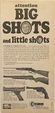 IMPRESIÓN ANUNCIO 1965 Crosman BB Gun Pellgun Rifle de aire Big Little Shots Gunning For You