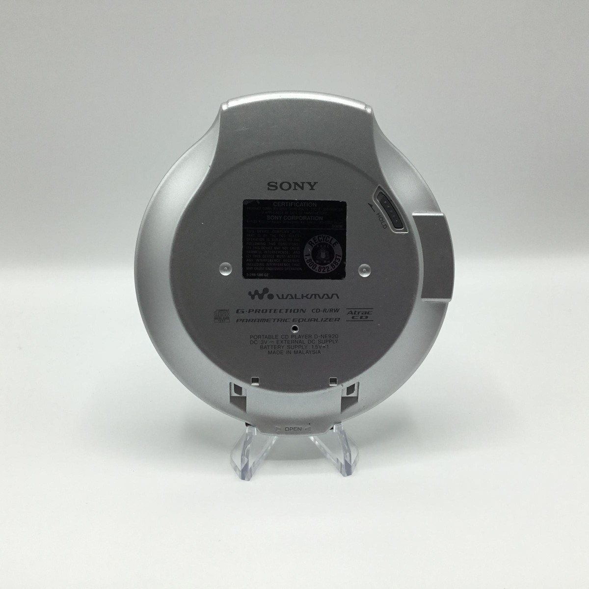 Sony Walkman - Portable Compact Disc MP3 Player - Silver (D Sony Walkman - Portable Compact Disc MP3 Player - Silver (D