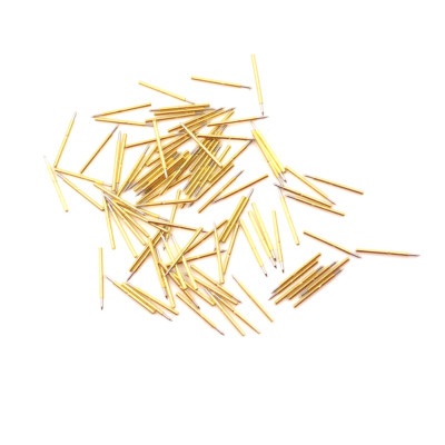 100pcs P75-B1 Dia 1.0mm Cusp Spear Spring Loaded Test Probes Pogo Pins tooio