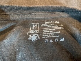 teeVillain Ghosts 'n Goblins Retro Video Games NES Black Medium T-Shirt