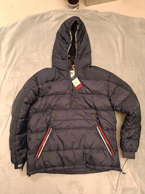 Tommy Jeans - TJM mixed fabric popover, dunkelblau, XL, Neu