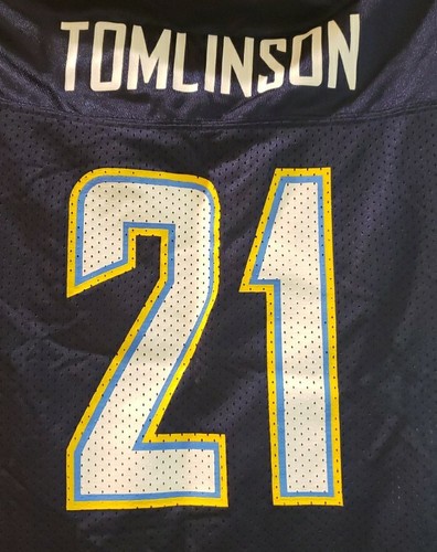 NWT! Reebok San Diego Chargers #21 LaDainian Tomlinson Jersey Kids Large (7) - Picture 7 of 8