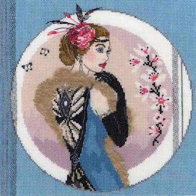 Bothy Threads XRT3 Roaring Twenties Cassandra Stickerei Zählkreuzstich