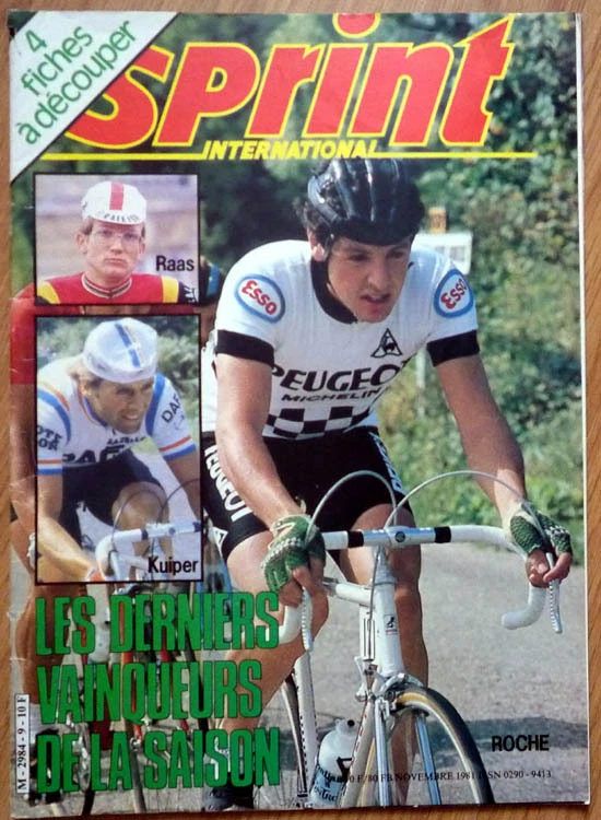 Cyclisme revue SPRINT International N 9 novembre 1981
