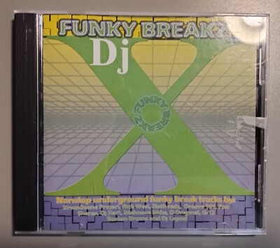 (EX) DJ X - FUNKY BREAKS 2 CD (SHARAZ, Rick West, FIXX) Rare Original BREAKS