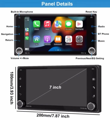 4GB+64GB APPLE CARPLAY ANDROID AUTO CAR RADIO NAVI FOR 2003