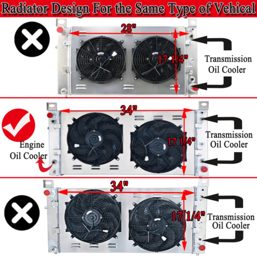 3Row Radiator Shroud Fan Relay Fits 1999-14 Chevy Silverado GMC Sierra Cadillac - Picture 1 of 10