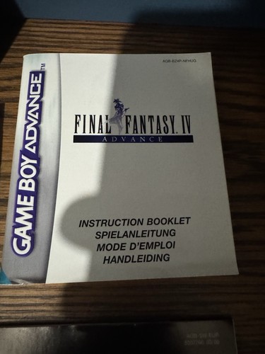 Final Fantasy IV Advance 4 Gameboy Advance GBA en caja con manual Reino Unido - Imagen 5 de 10