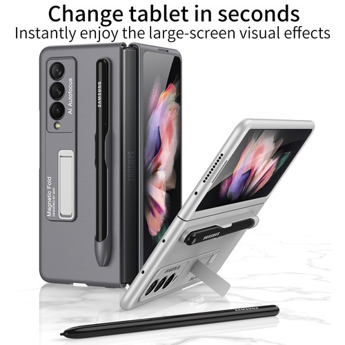 Für Samsung Galaxy Z Fold 3 5G W22 mit S Pen Halter Ständer Handy Hard Case Hülle - Bild 3 von 17